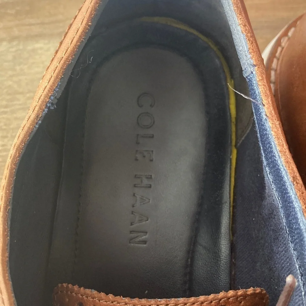 Cole Haan Tan Brogue Oxfords